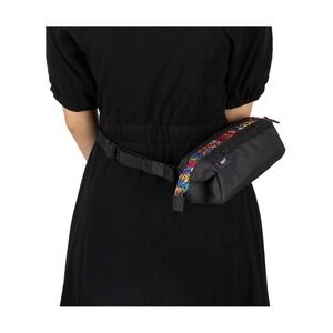 Zipit Graffiti Fanny Pack Adjustable Size Wide Open Zippered Waistband Bag